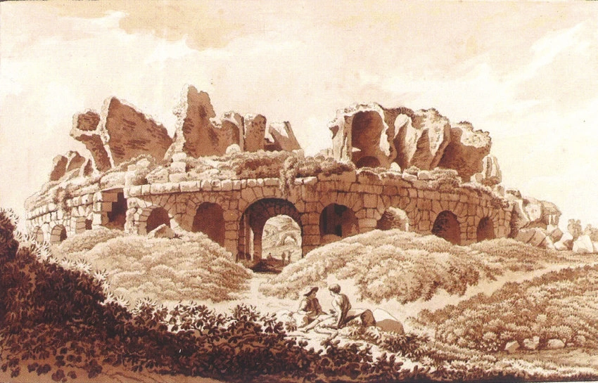 Anfiteatro di Capua - Biblioteca Romana Sarti, Accademia di San Luca, Roma